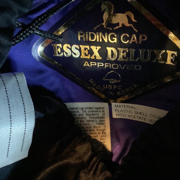 Vintage Essex deluxe Riding cap helmet 6 7/8 - Picture 6 of 11